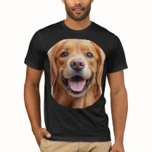 Happy Smiling Golden Retriever Dog