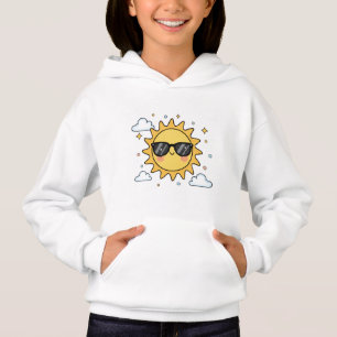 Happy Smiling Sun Cartoon - Minimalist Kawaii Suns