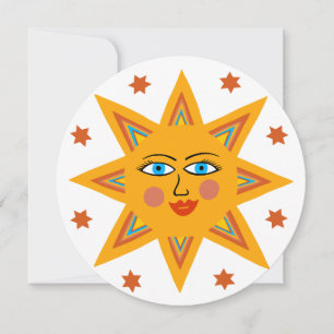 Happy Smiling Sun Face Cheerful
