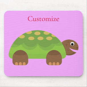 Happy Smiling Turtle Thunder_Cove Mouse Pad