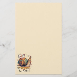 Happy Snail Mail Paper
