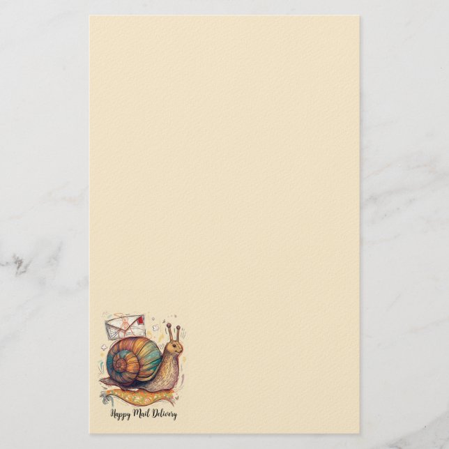 Happy Snail Mail Paper (Front)