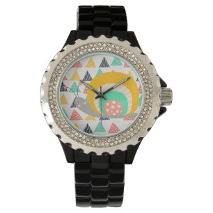 Happy Snail on Triangles Watch