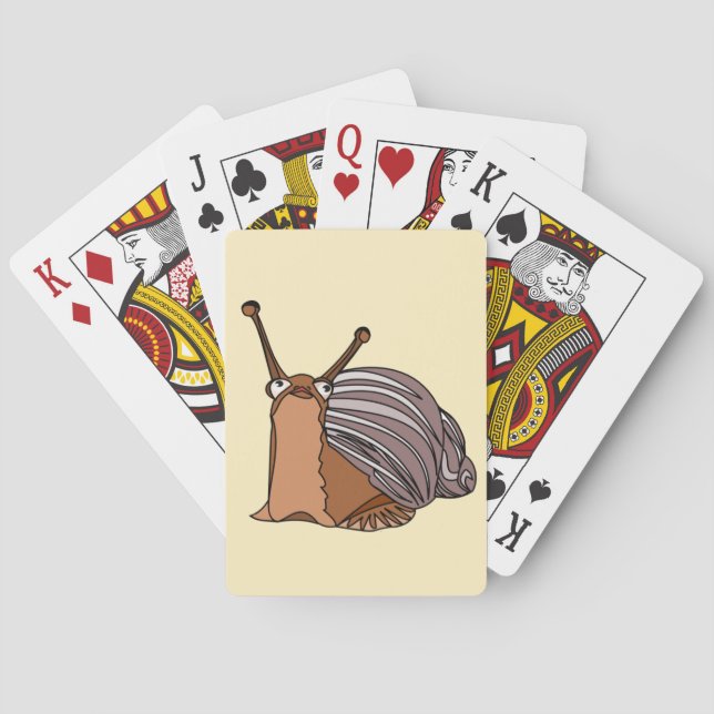 Happy Snail Playing Cards (Back)