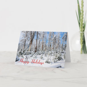 Happy Snow Holidays Card