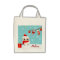 Happy Snow Owl Christmas Tote Bag