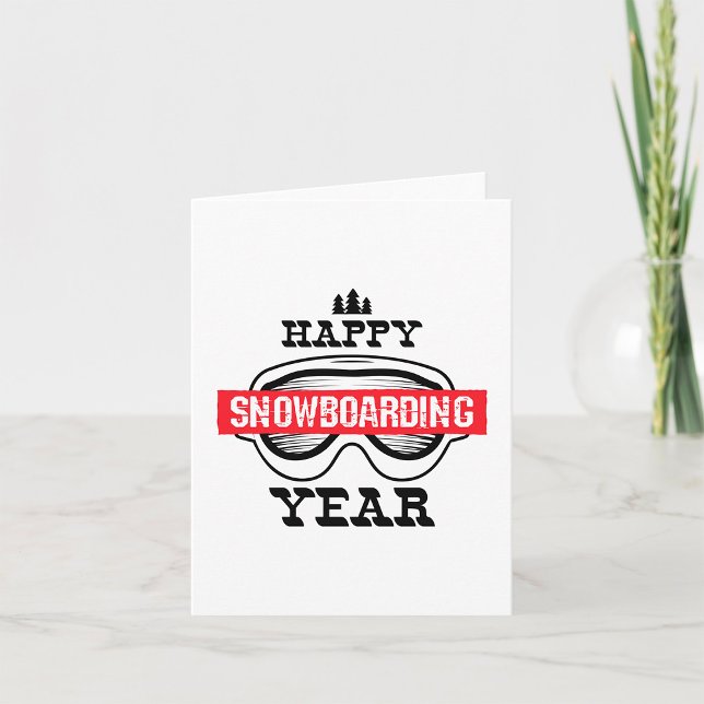 Happy Snowboarding Year Card (Creator Uploaded)