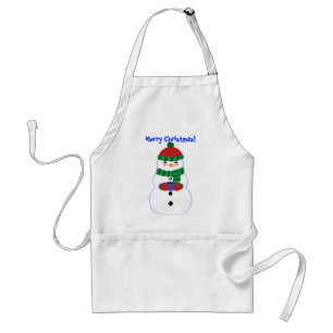 Happy Snowman Apron