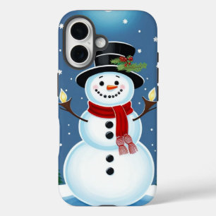 Happy Snowman  iPhone 16 Case