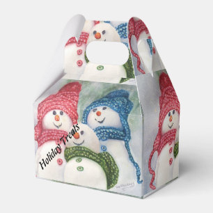 HAPPY SNOWMAN FAMILY FAVOUR BOX