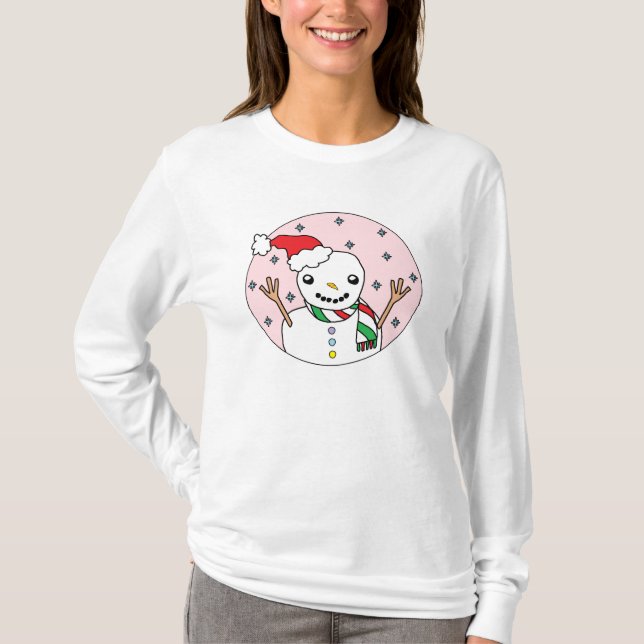 Happy Snowman T-Shirt (Front)