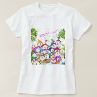 Happy Snowmans Christmas T-Shirt