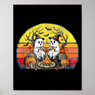 Happy Soky Camng Crew Halloween Campfire  Poster