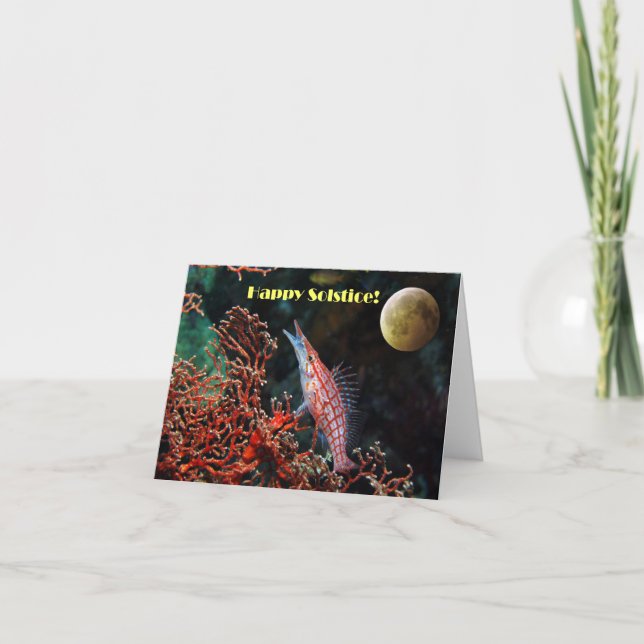 Happy Solstice Card (Front)