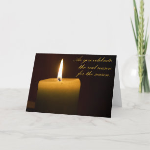 Happy Solstice Flame Card