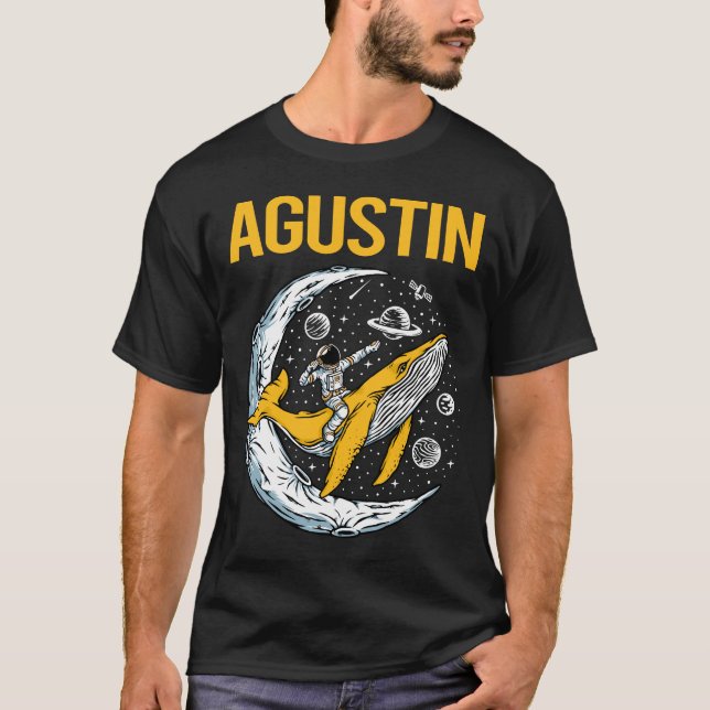 Happy Space - Agustin Name T-Shirt (Front)