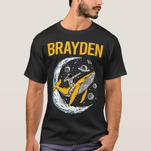 Happy Space - Brayden Name T-Shirt (Front)