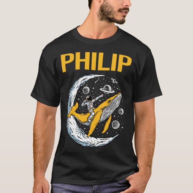 Happy Space - Philip Name T-Shirt (Front)