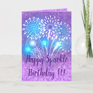 Happy Sparkle Birthday Card