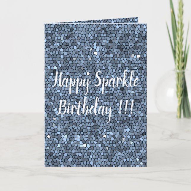 Happy Sparkle Birthday Card (Front)
