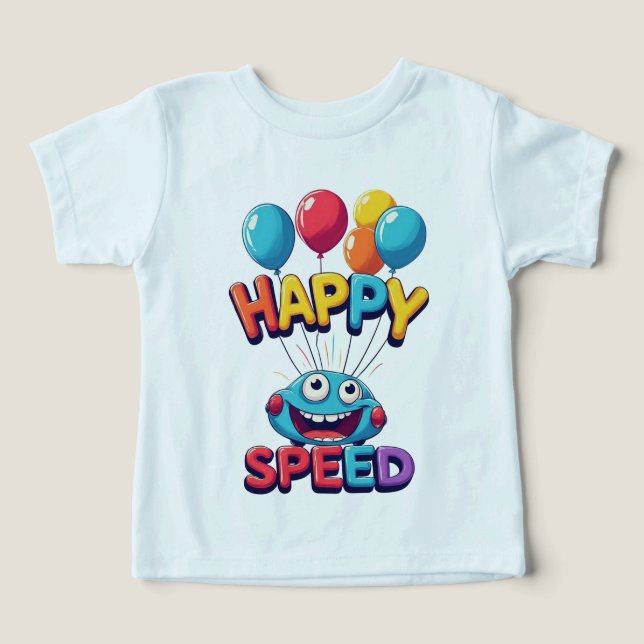 🎨 Happy Speed For Toddler Adventures 🚙 (Design Front)