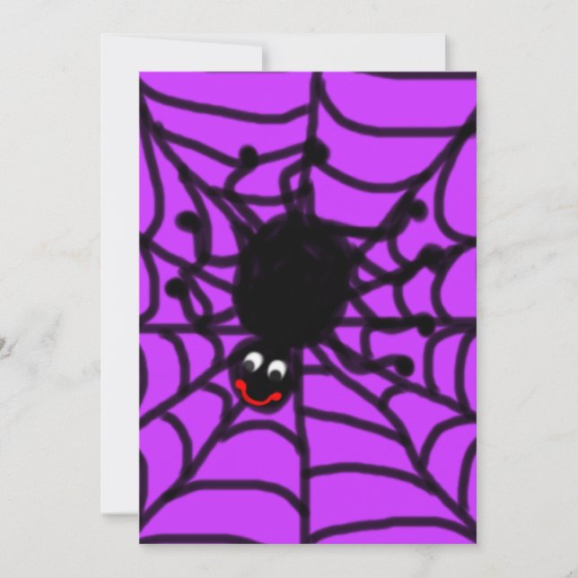 Happy Spider Invitation (Front)