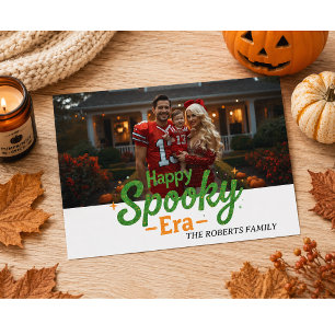 Happy Spooky era card, Photo halloween card