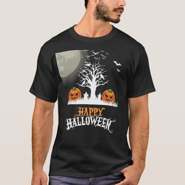 Happy spooky Halloween T-Shirt (Front)
