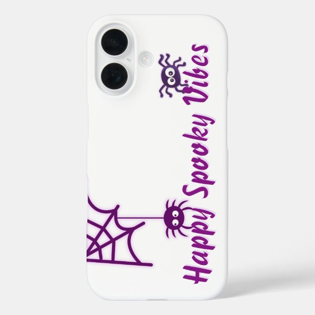🕸️ Happy Spooky Spider Case-Mate iPhone Case (Back)
