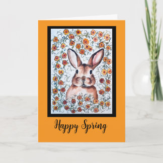 Happy Spring Bunny Card