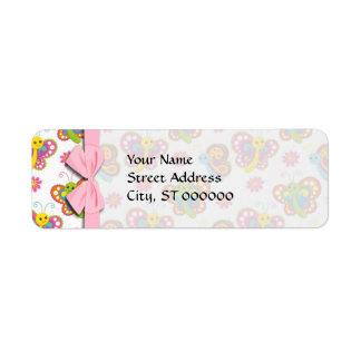 happy spring butterflies pattern