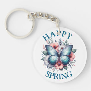 Happy Spring Butterfly-96282 Key Ring