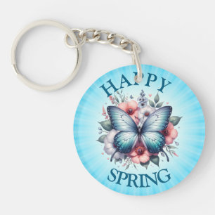 Happy Spring Butterfly-96282 Key Ring