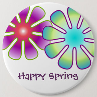 Happy Spring button