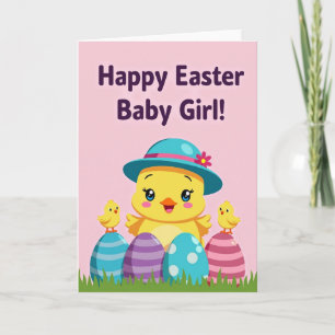 Happy Spring Chick Greeting Card