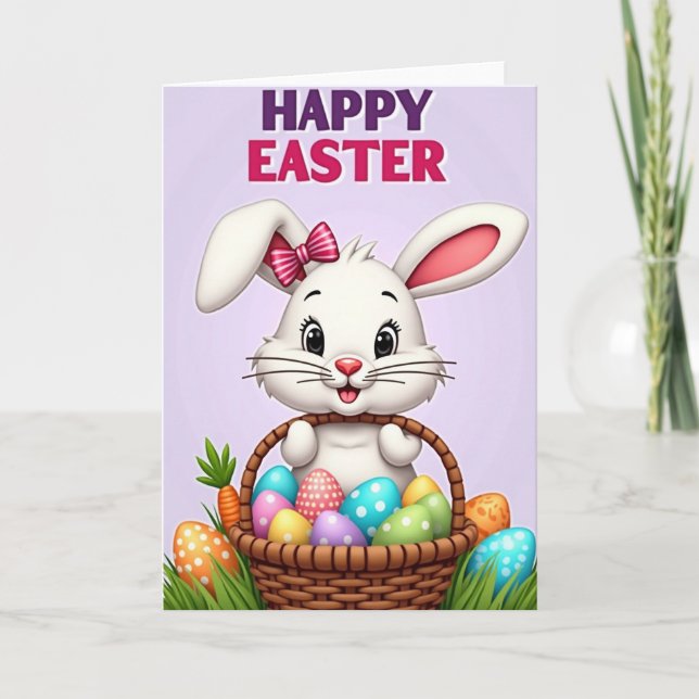 Happy Spring Creature Easter Card (Front)