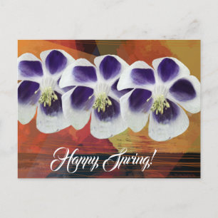 Happy Spring Elegant  Postcard