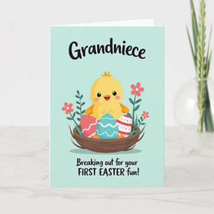 Happy Spring Fledgling Nest Card