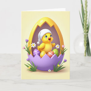 Happy Spring Fowl Baby Card