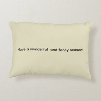 Happy Spring Greeting Card Decorative Cushion