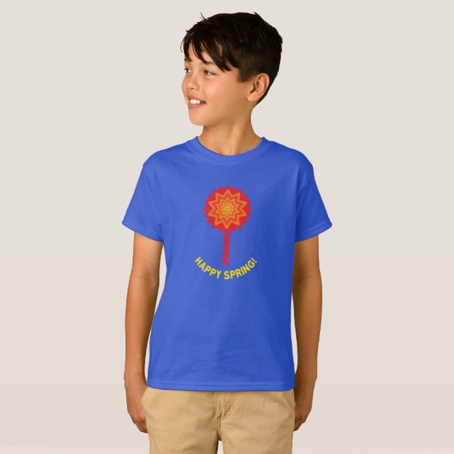 Happy Spring Kids T-Shirt (Front Full)
