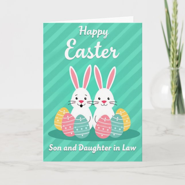 Happy Spring Lagomorphs Card (Front)