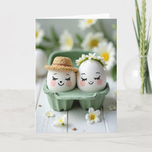Happy Spring Ovoids Scene Card