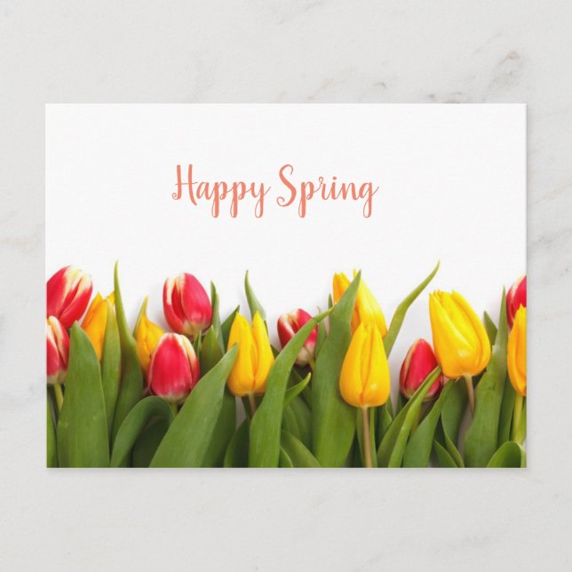 Happy Spring Postcard (Front)