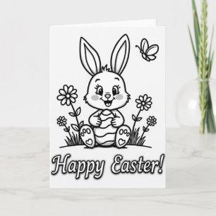 Happy Spring Rabbit Scene Card