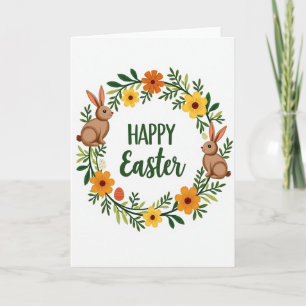 Happy Spring Wreath Season Card