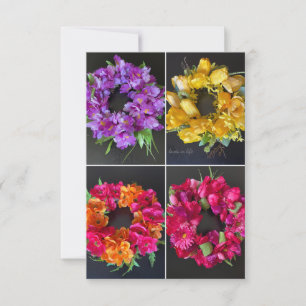 Happy Spring Wreaths Card