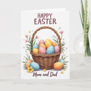 Happy Springtime Basket Card