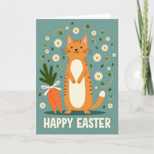 Happy Springtime Feline Card