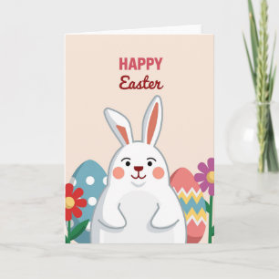 Happy Springtime Rabbit Card